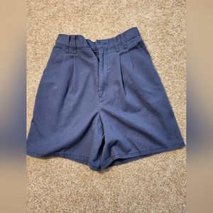 Vintage womens Size 8 average Chic Khakis blue shorts